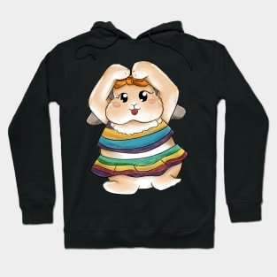 Rainbow Rabbit Outfit _ Bunniesmee Hoodie